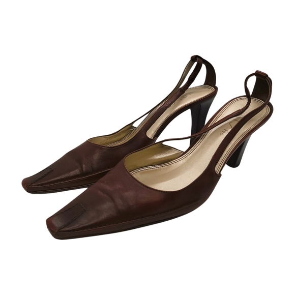 Unisa Women's Amuse Genuine Leather Pointy Toe Heels Size 9B - Picture 3 of 10